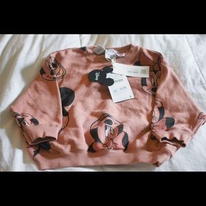 ZARA New Zara Mickey Mouse And Frends Disney Sweatshirt